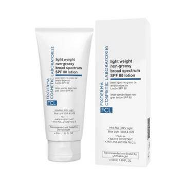 FCL Light Weight Non-Greasy Broad Spectrum SPF 80 Lotion - Distacart