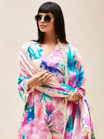 Thumbnail for Indo Era Women Floral Embroidered Regular Thread Work Kurta with Trousers & With Dupatta