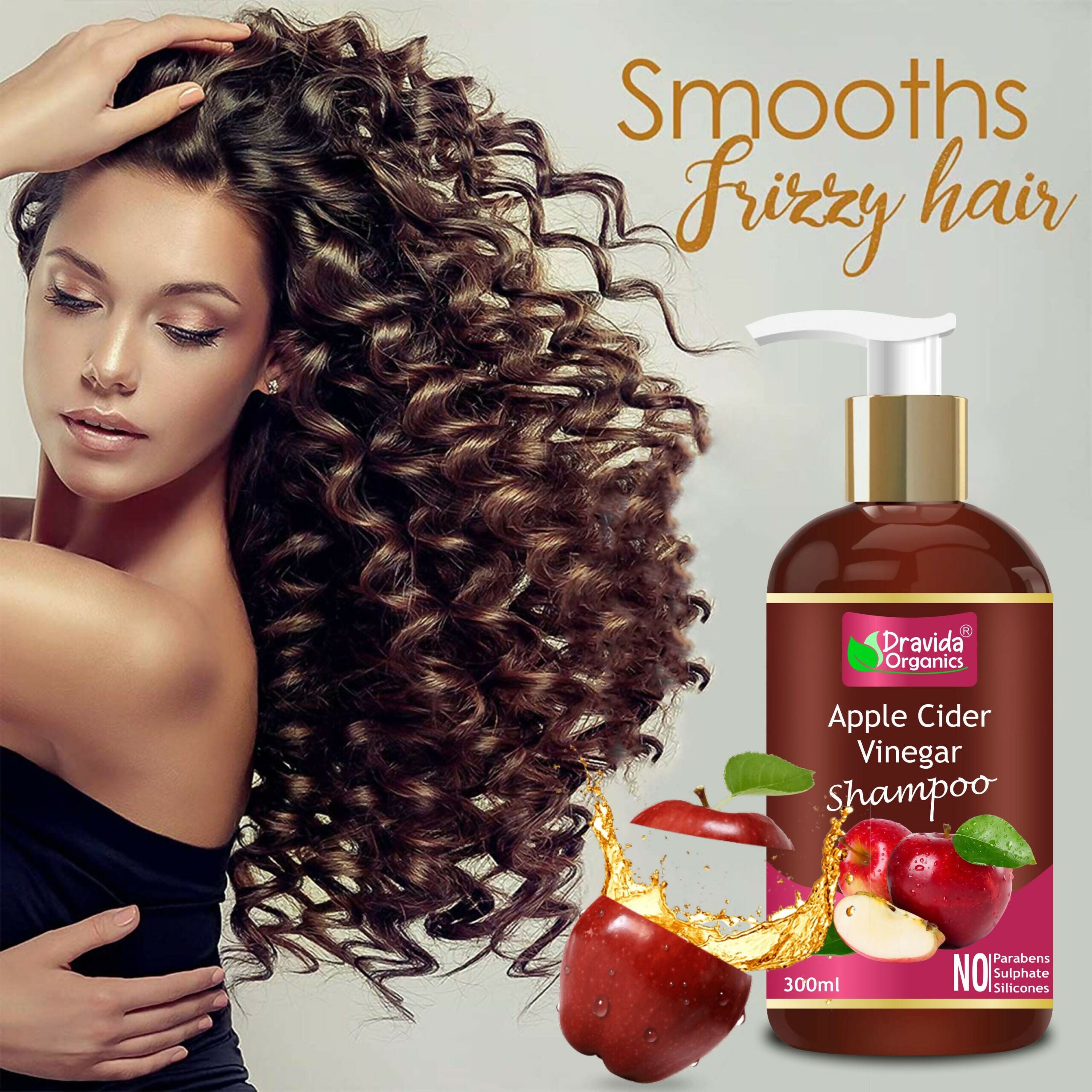 Dravida Organics Apple Cider Vinegar Shampoo - Dista