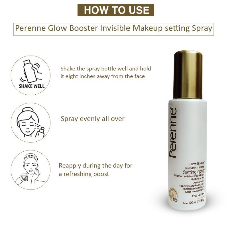 Perenne Glow Booster Invisible Makeup Setting Spray - Distacart