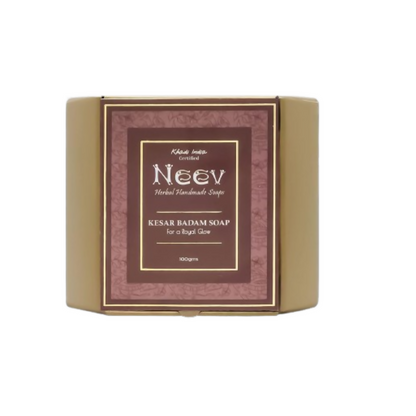 Neev Herbal Handmade Soap Kesar Badam Soap For A Royal Glow - Distacart