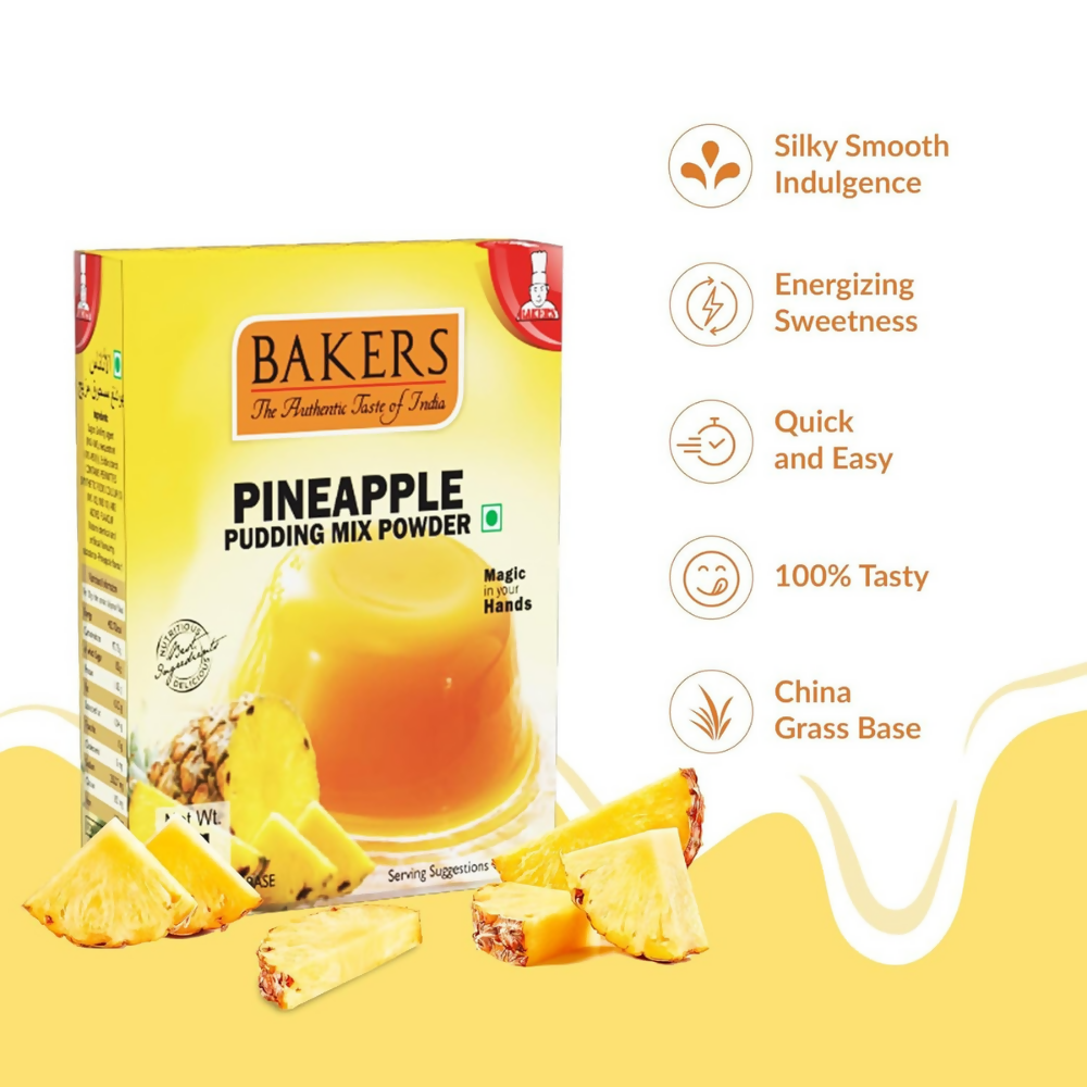 BAKERS Instant Pudding Mix - Pineapple Flavor - Dista