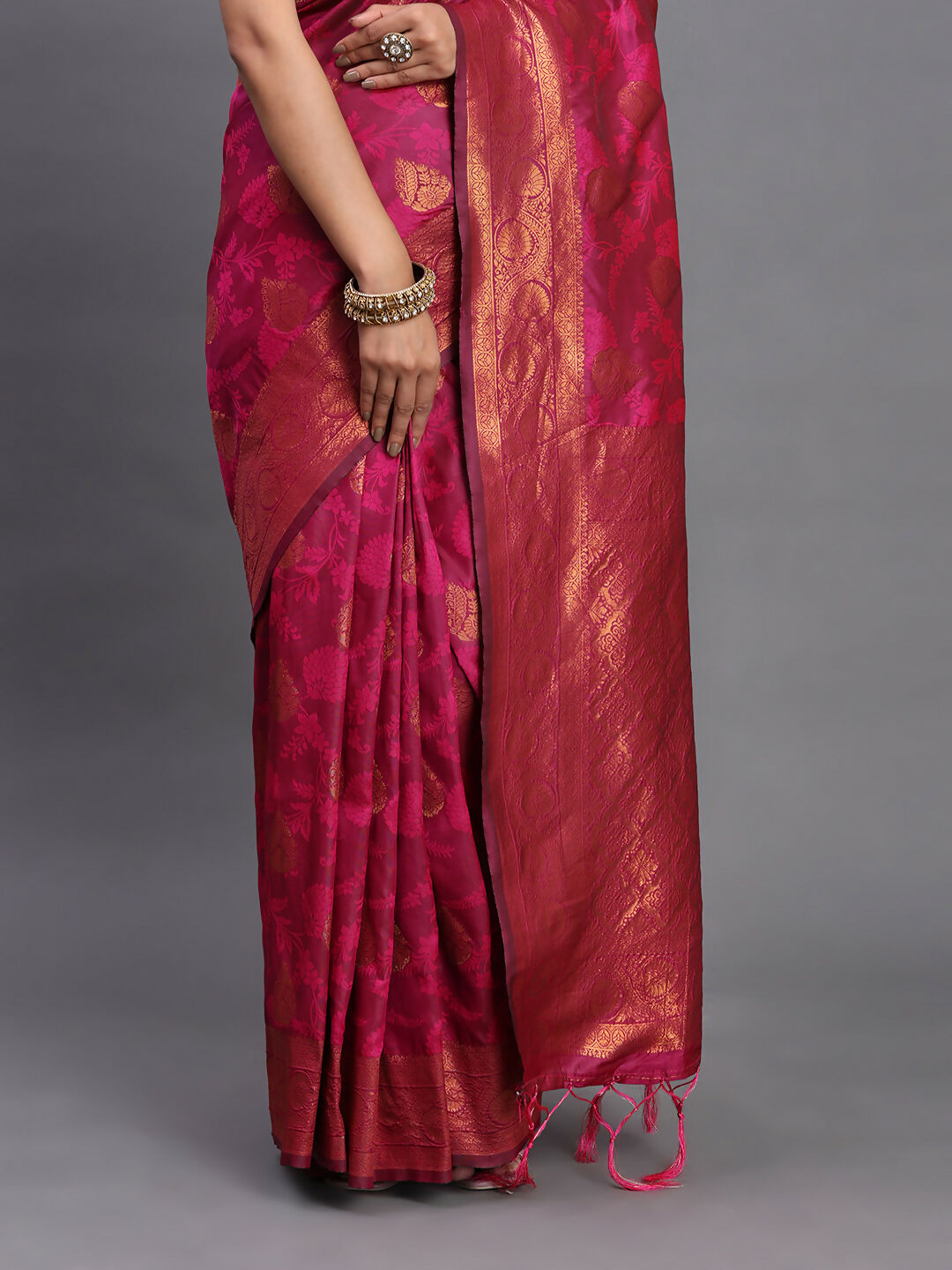 Astita Silk Pink Saree