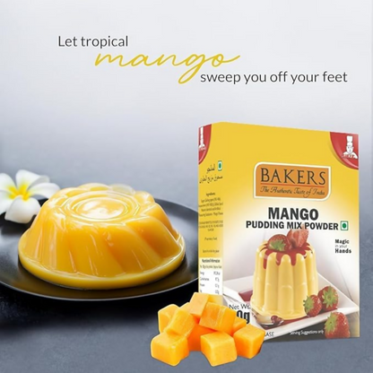 BAKERS Instant Pudding 4 Flavors Mix Combo - Dista