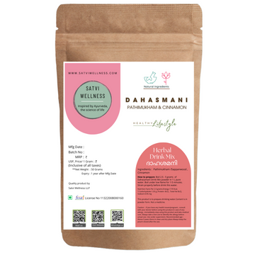Satvi Wellness Kerala Pathimugam with Cinnamon Herbal Drinking Water Mix - Dista