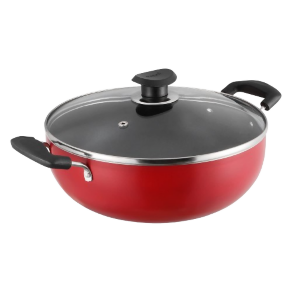 Vinod Zest Deep Kadhai with Glass Lid - Dista