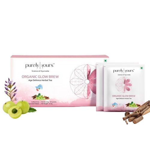 Purely Yours Organic Glow Brew Age Defence Herbal Tea - Dista