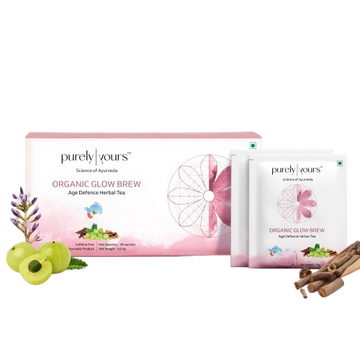 Purely Yours Organic Glow Brew Age Defence Herbal Tea - Dista