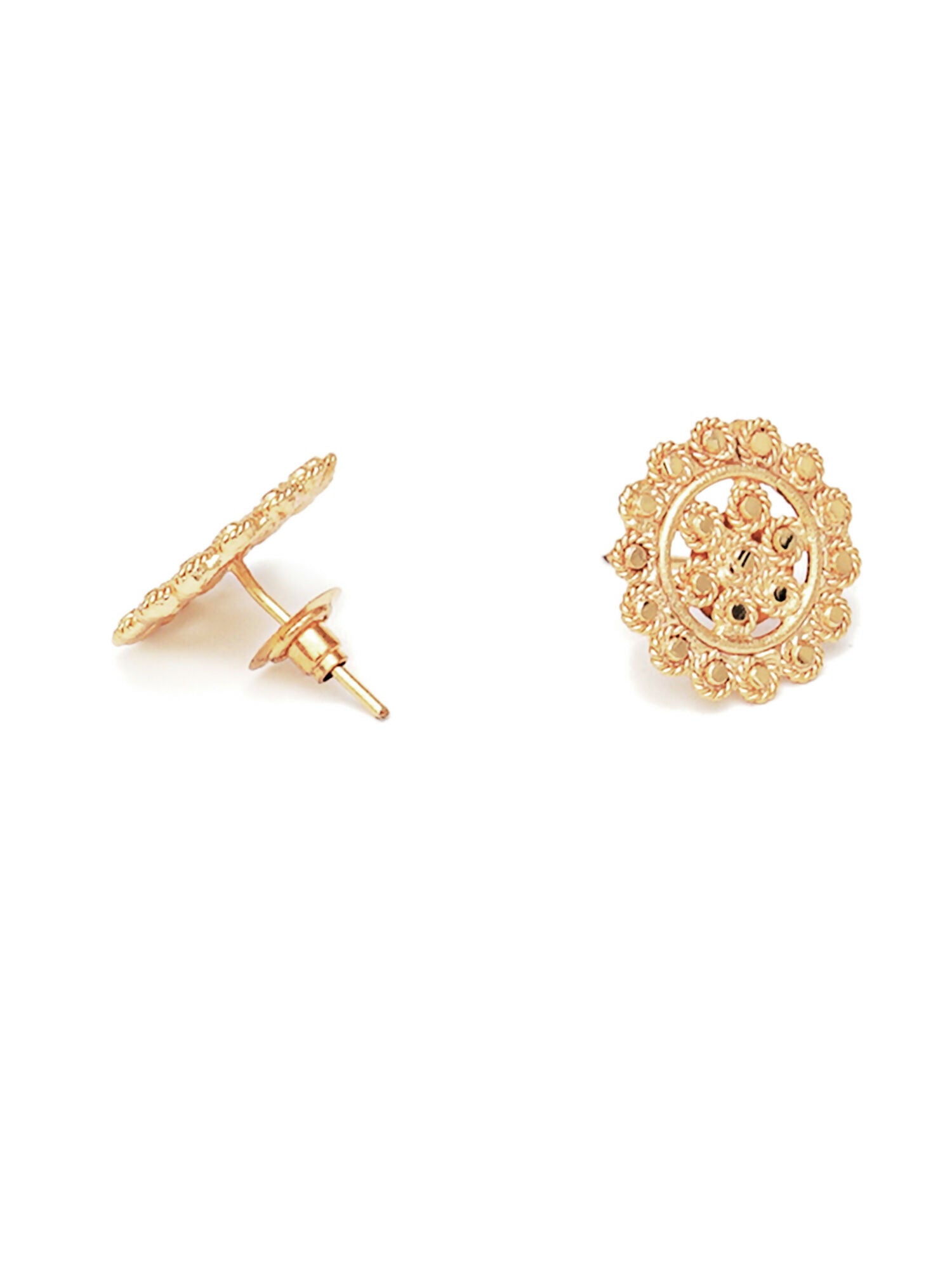 Gold plating jewellery set (Gold) - Ruby Raang - Distacart
