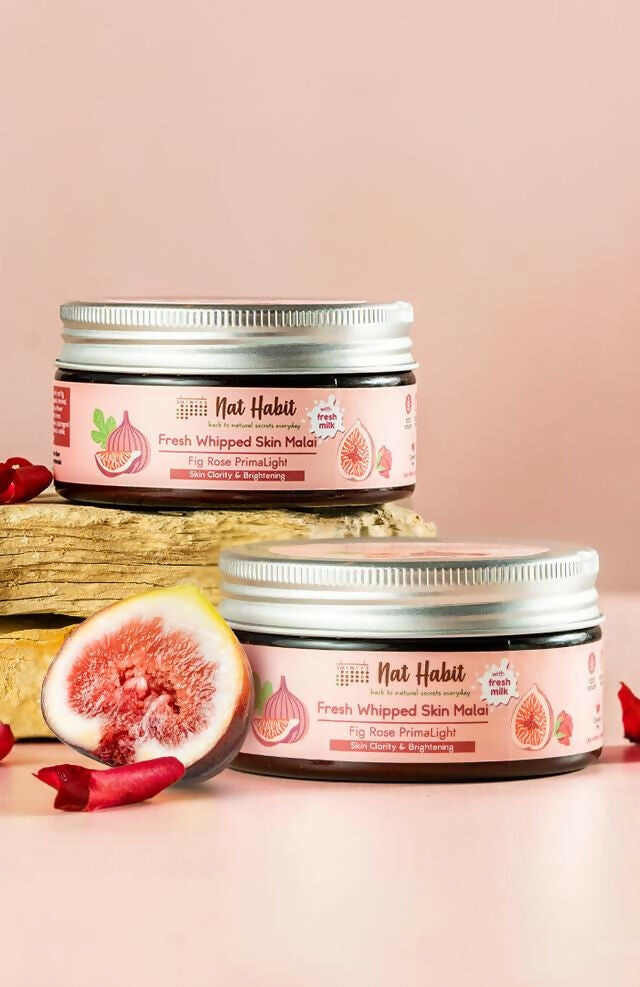 Nat Habit Fig Rose PrimaLight Fresh Whipped Skin Malai - Distacart