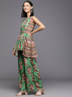 Thumbnail for Ahalyaa Women's Traditional Wear Co-ods - Green - Distacart