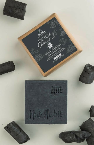 Nat Habit Cold Processed Detox Charcoal Soap - Distacart