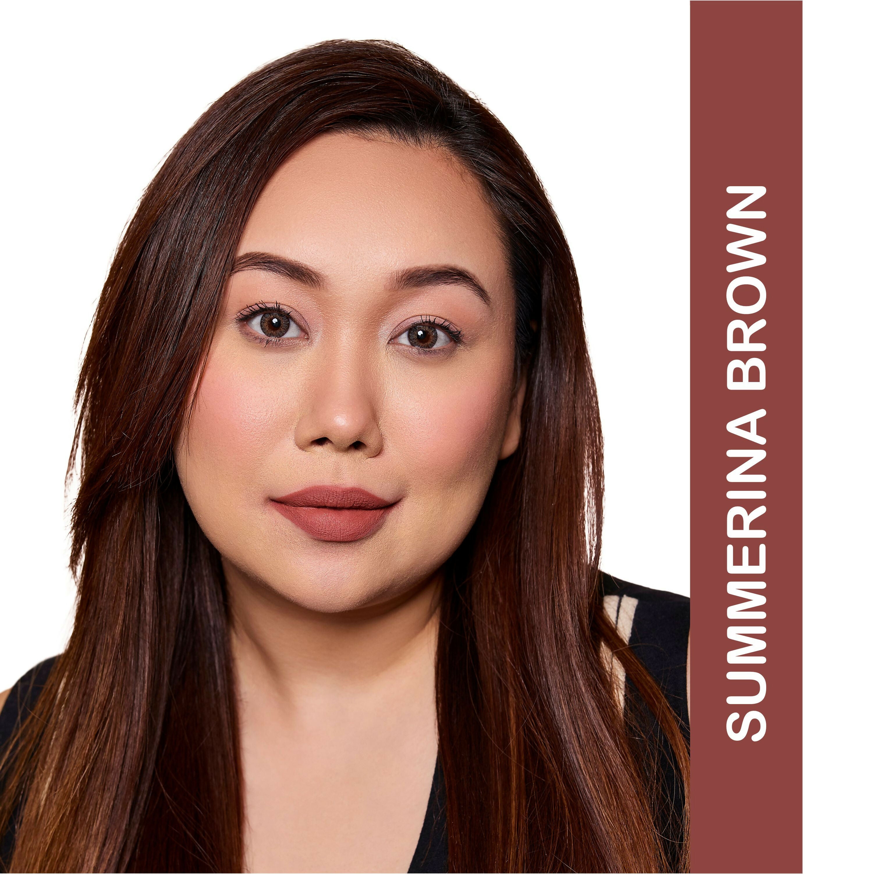 Love Earth Lip Crayon Non-Transfer Lipstick - Summerina Brown - Dista