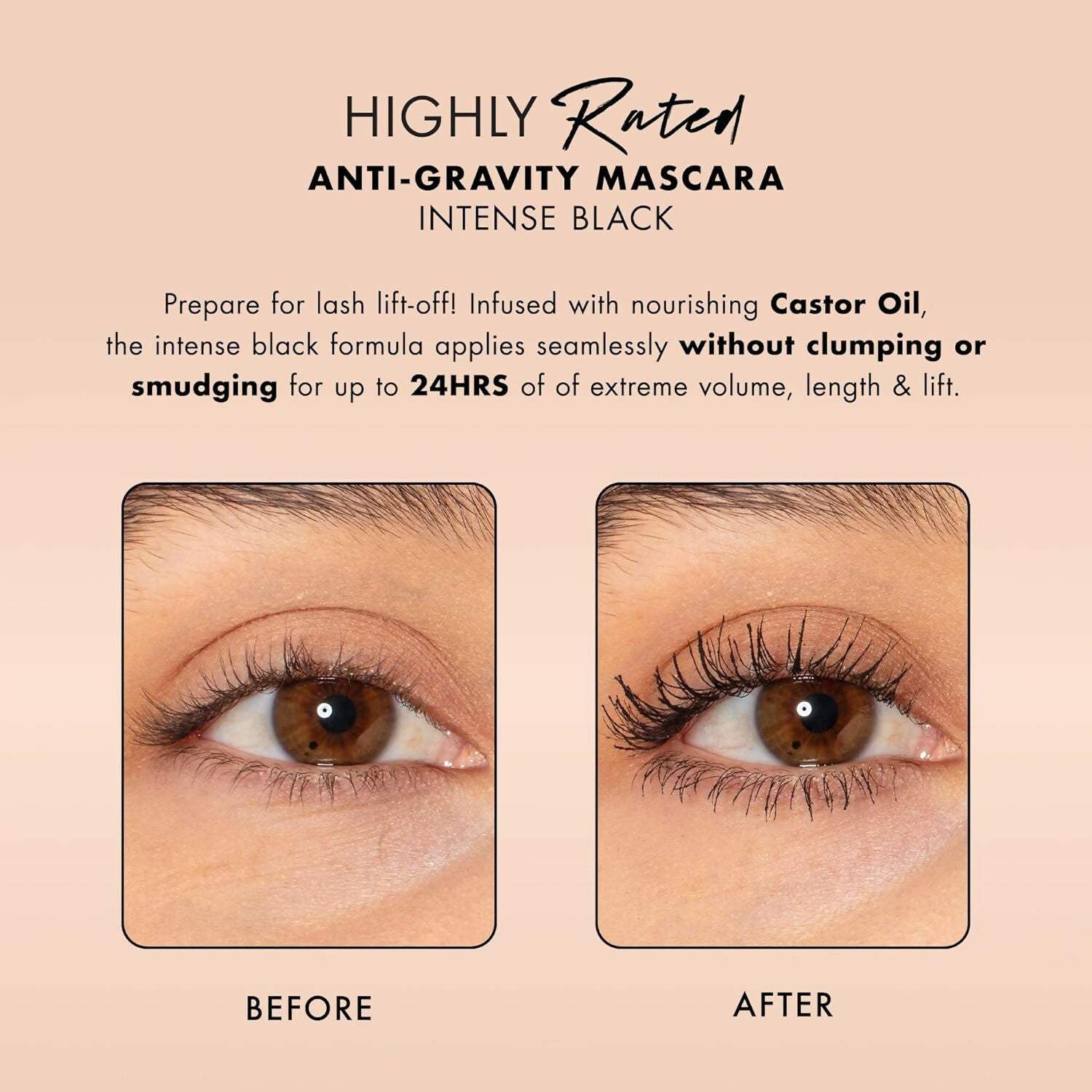 Milani Highly Rated Anti Gravity Mascara - Black - Distacart