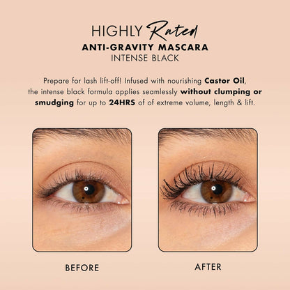 Milani Highly Rated Anti Gravity Mascara - Black - Distacart