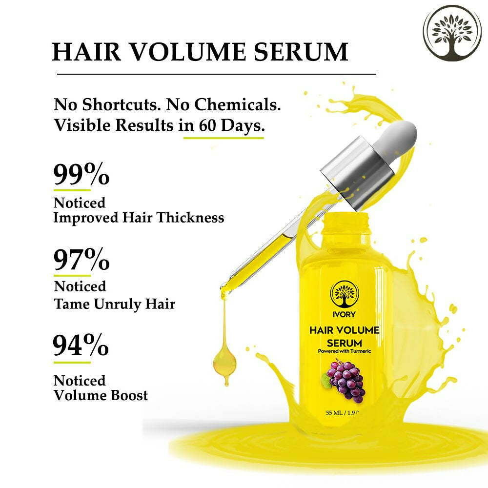Ivory Natural Hair Volume Serum For Hair Thinning And Healthier Growth - Distacart