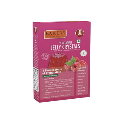 BAKERS Jelly Crystals - Raspberry - Dista