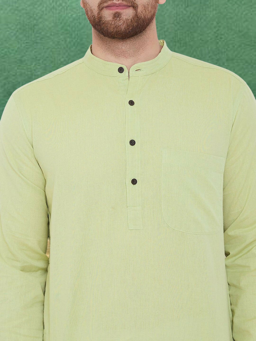 Even Apparels Men's Pure Cotton Green Kurta - Distacart