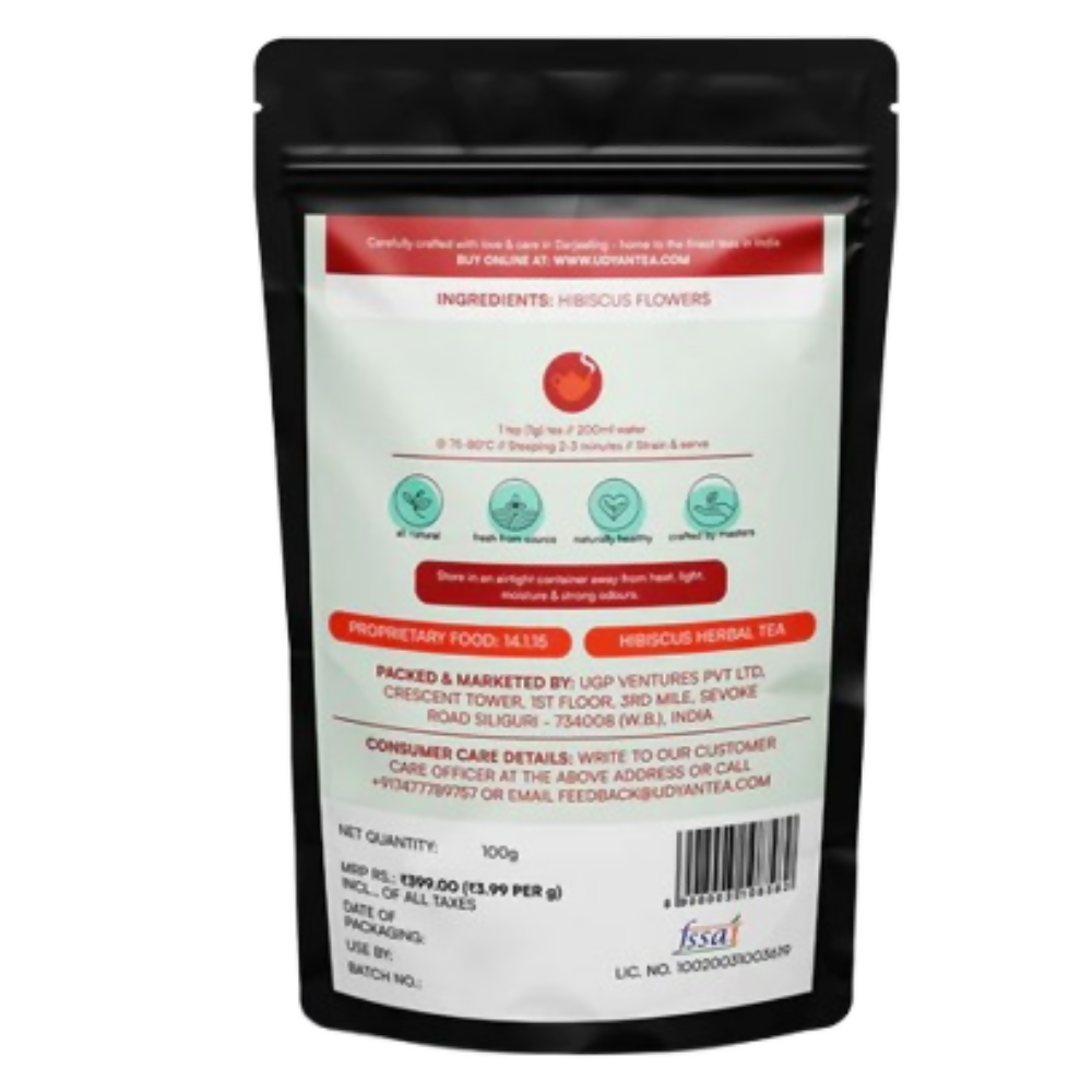 Udyan Tea Hibiscus Pure Herbal Tea - Dista
