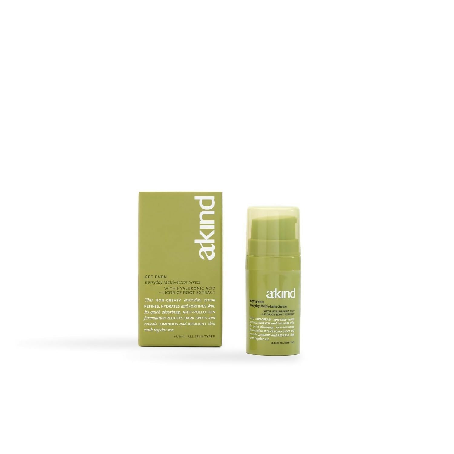 Akind Demure Days Cleanser & Serum & Sunscreen Combo