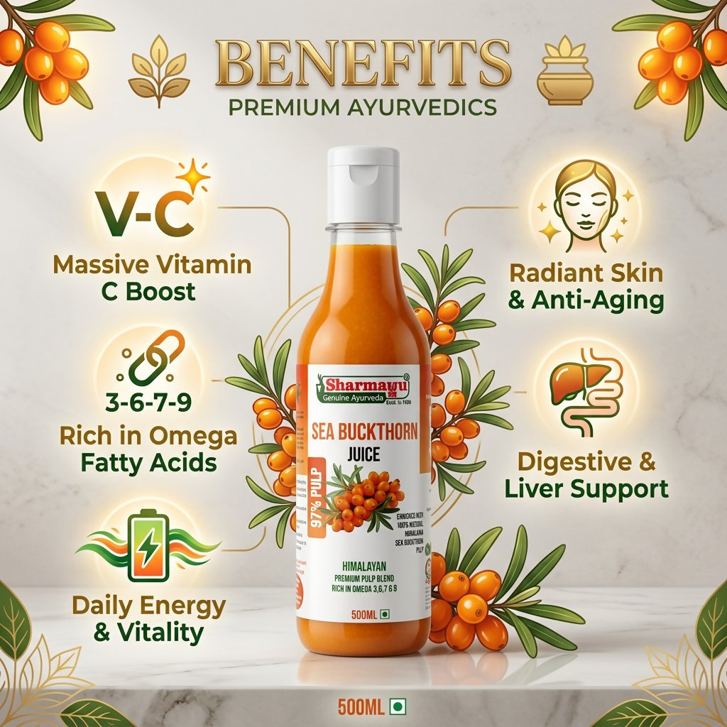 Sharmayu Ayurveda Seabuckthorn Juice - Dista