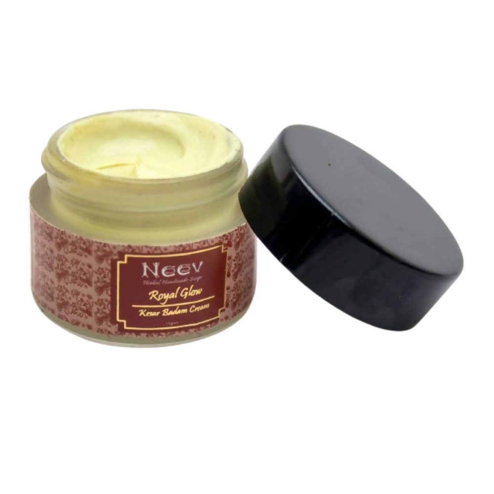 Neev Herbal Handmade Soaps Royal Glow Kesar Badam Cream - Distacart