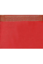 Thumbnail for Joban Fashion Green Crepe Chiffon Pure Handloom Banarasi Silk Saree
