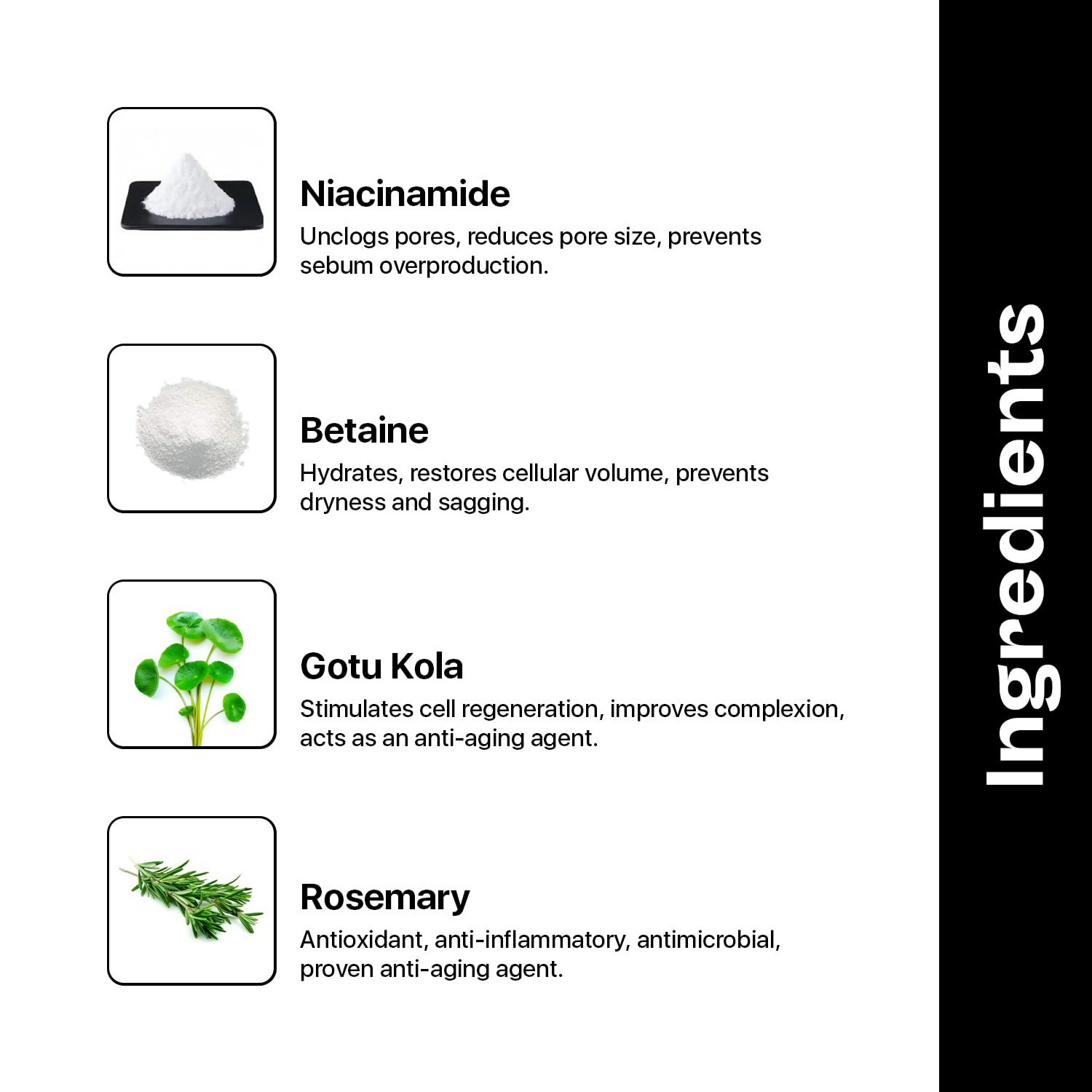 Underated 5% Niacinamide & 3% Betaine Serum - Distacart