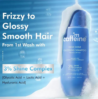 mCaffeine High Shine Glossing Shampoo
