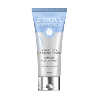 Biotique Professional Clarifying + Oil & Pimple Control Stem Cell Cleanser - Distacart