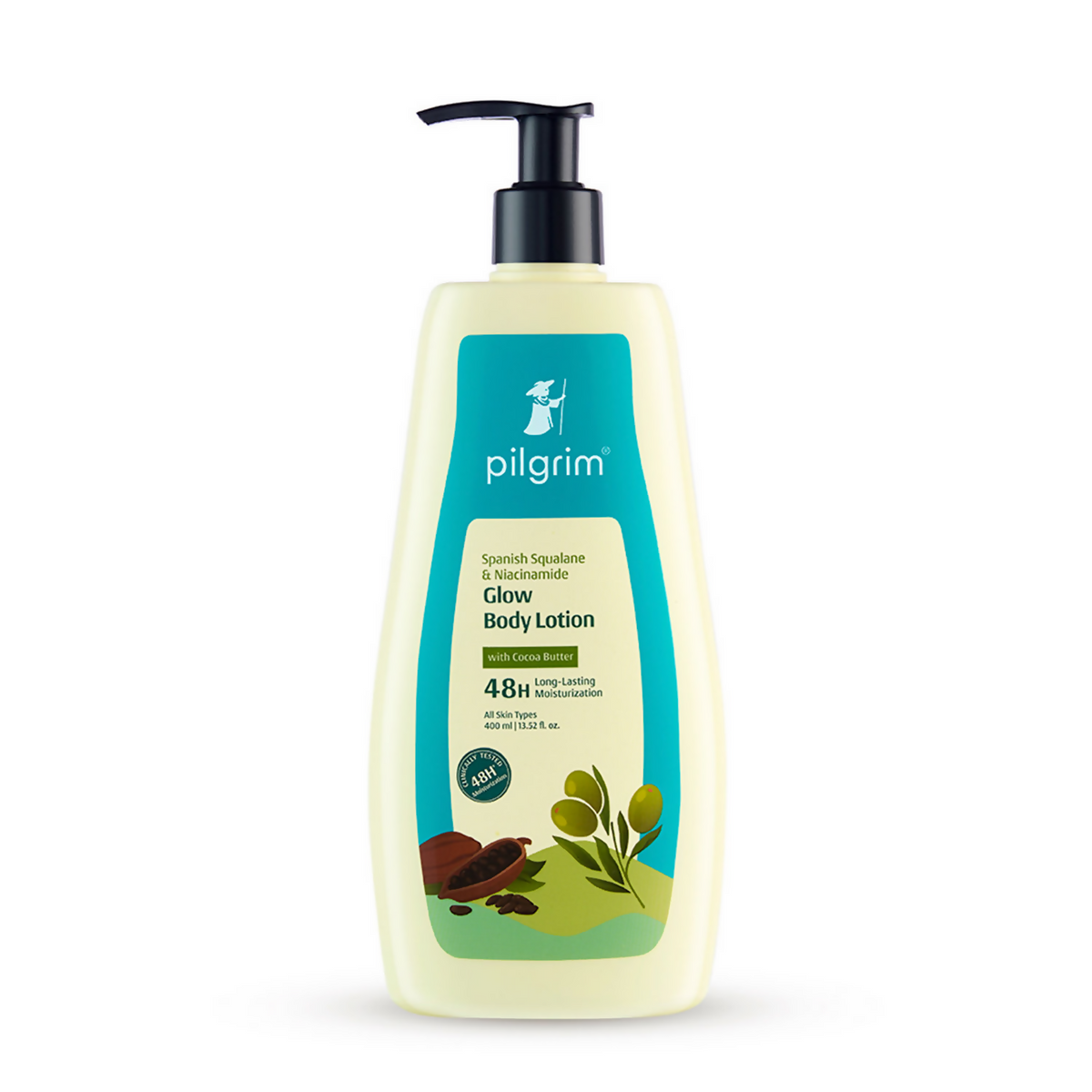Pilgrim Spanish Squalane & Niacinamide Glow Body Lotion