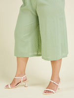 Thumbnail for Janasya Light Dobby Cotton Self Design A-Line Top & Bottom Set