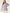 Janasya Bright Cotton Floral A-Line Tunic
