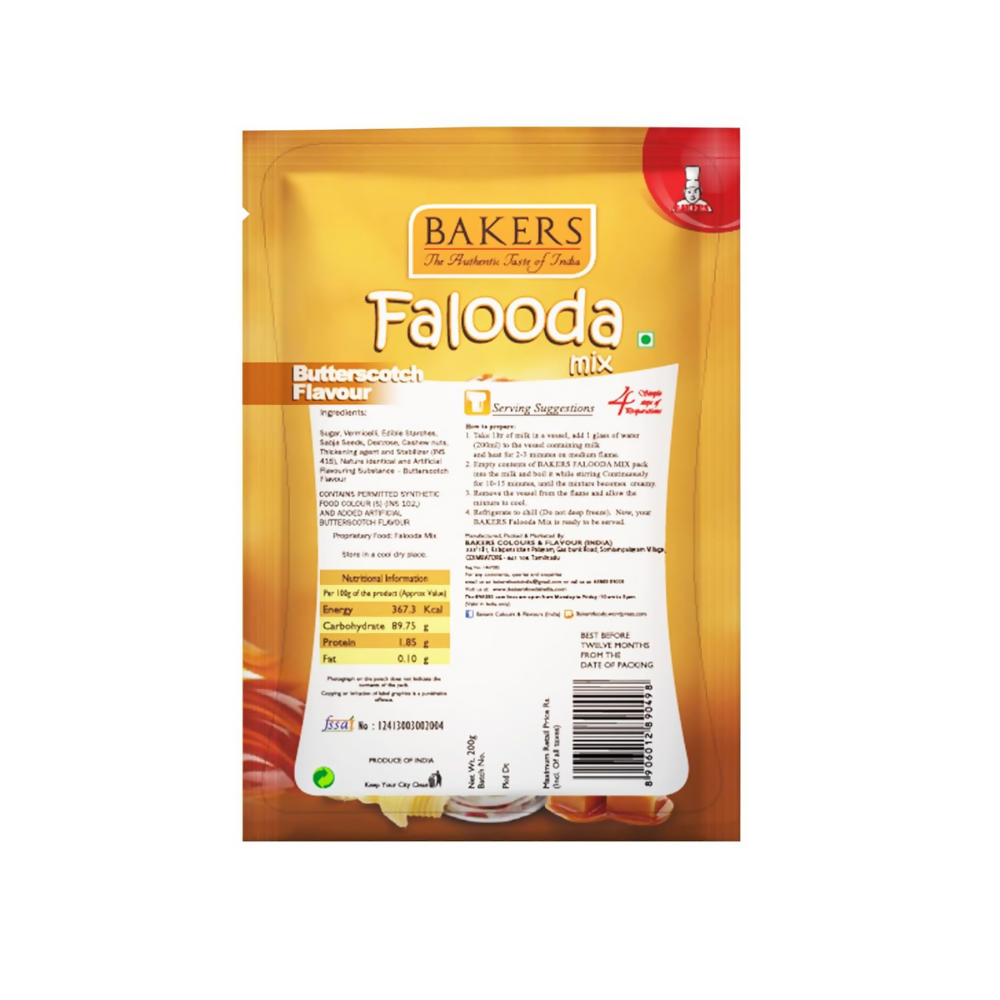 BAKERS Butter Scotch Flavored Falooda Powder - Dista