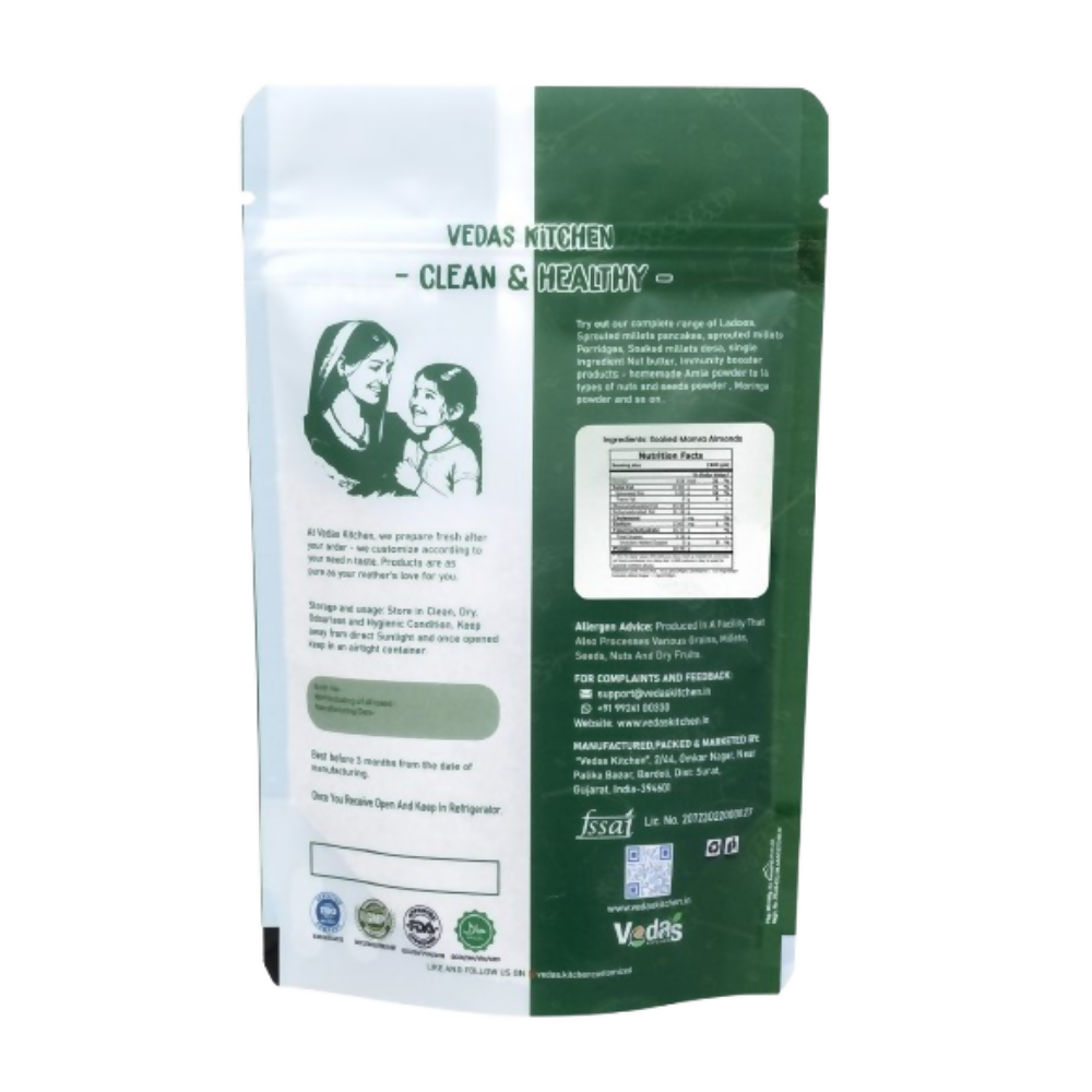 Vedas Kitchen Soaked Mamra Almond Flour - Dista