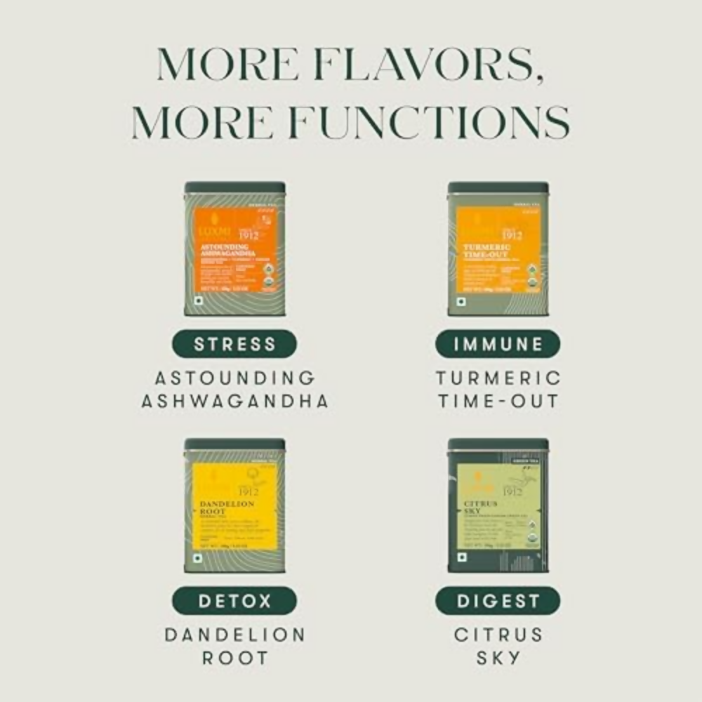 Luxmi Estates Lemon Balm Honey Ginger Herbal Infusion - Dista