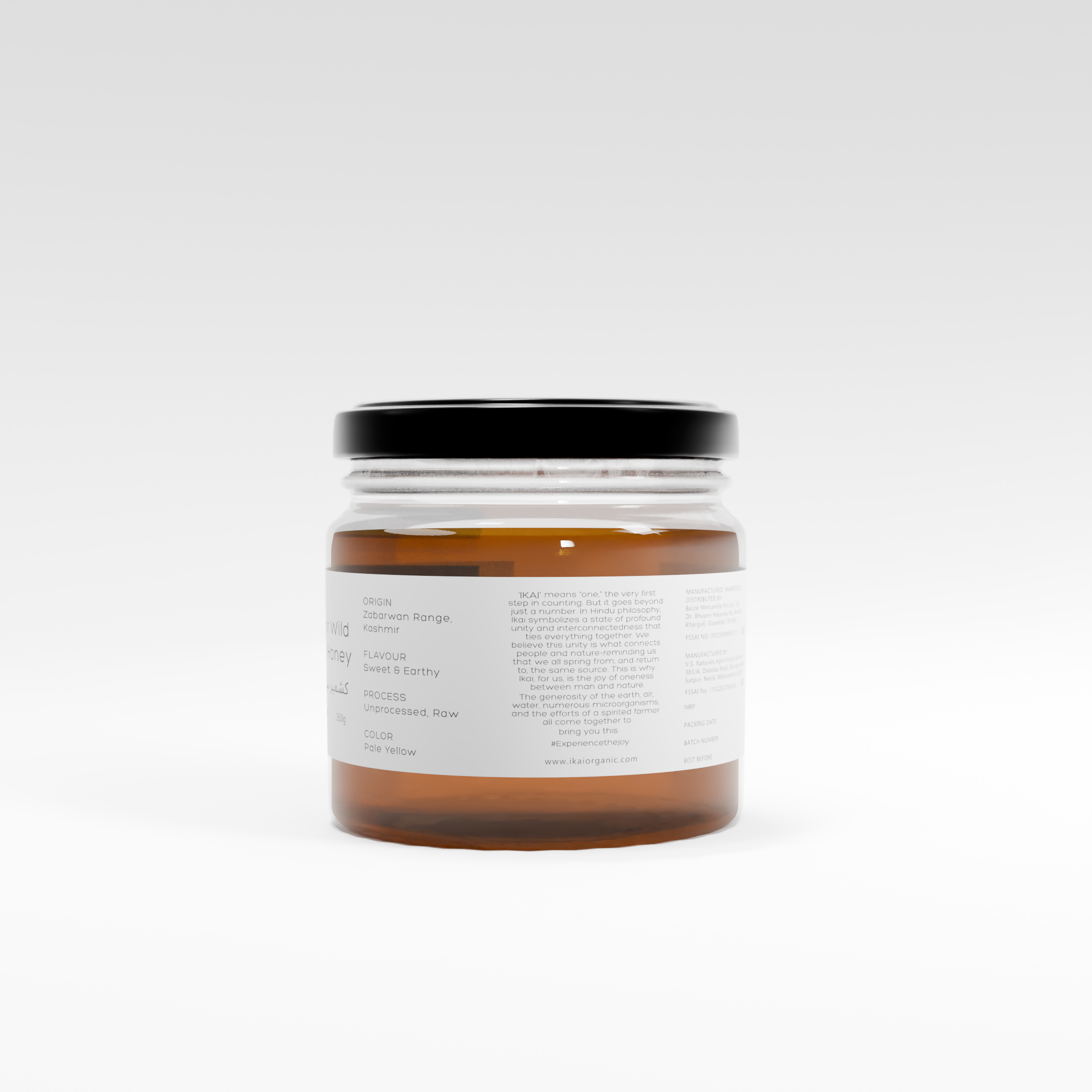 5 - Natural Kashmir Wild Flower Honey - 350g