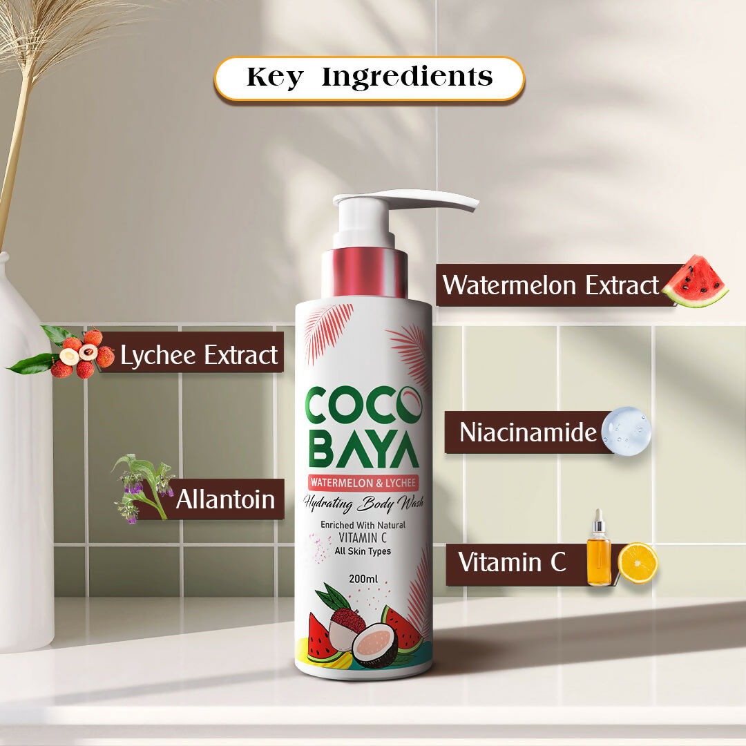 Cocobaya Watermelon & Lychee Body Wash - Distacart