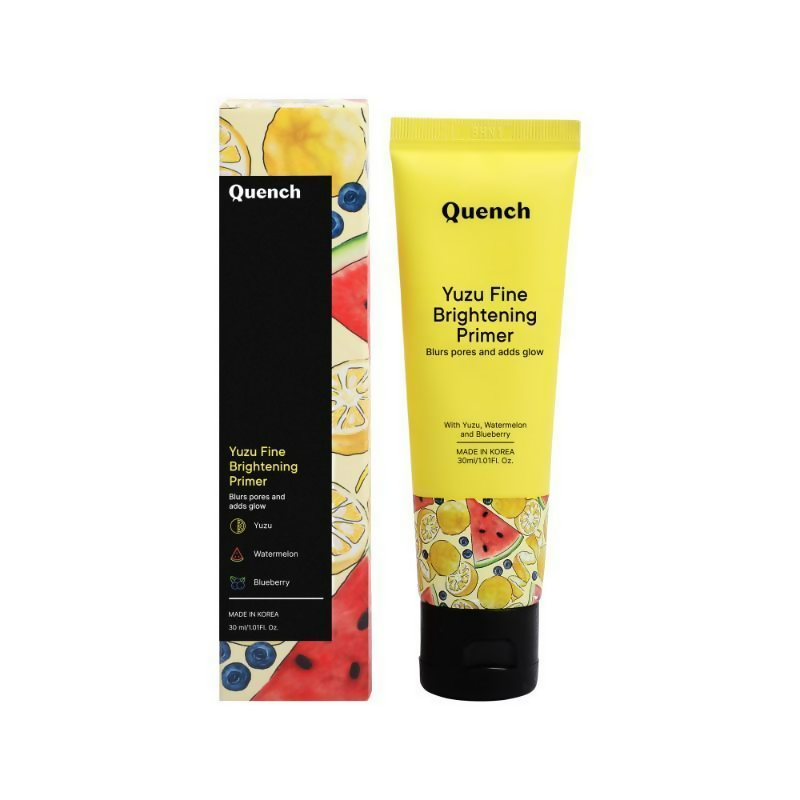 Quench Vitamin C Brightening Primer with Yuzu Extracts & Hydrates & Brightens Skin - Distacart