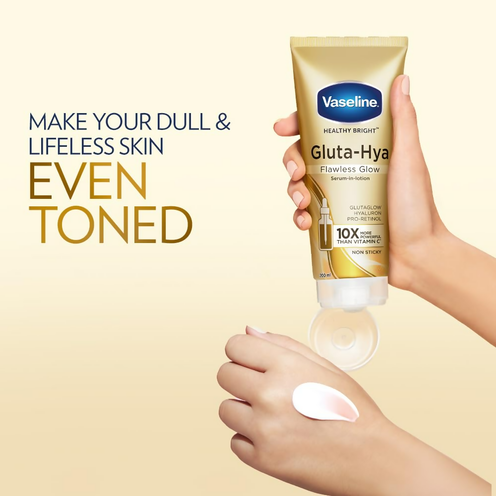 Vaseline Gluta-Hya Flawless Glow Lotion For Face & Body