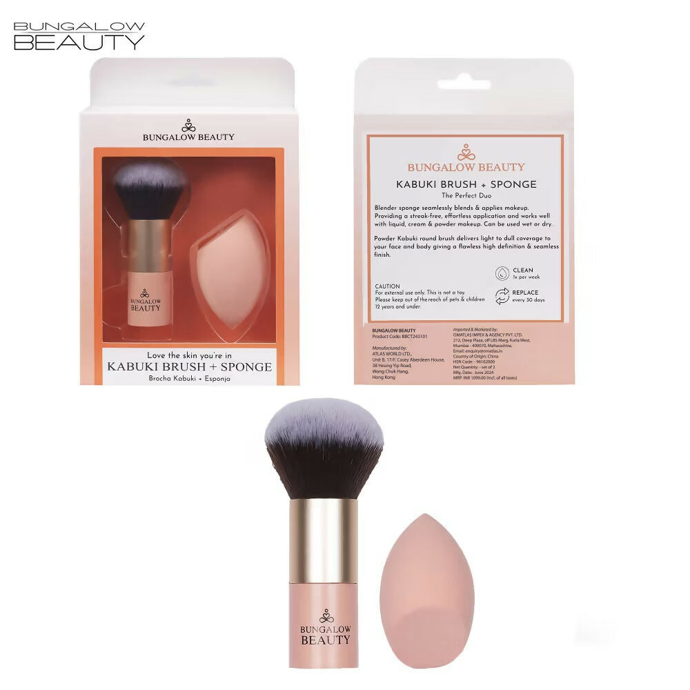 BUNGALOW BEAUTY Kabuki Brush & Blender - Dista