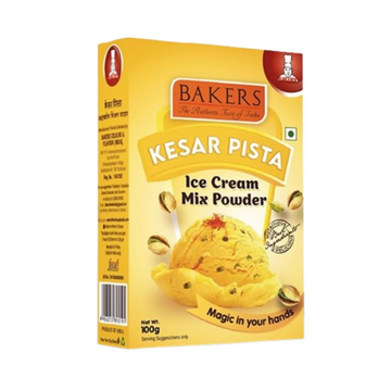 BAKERS Kesar Pista Ice Cream Powder - Dista