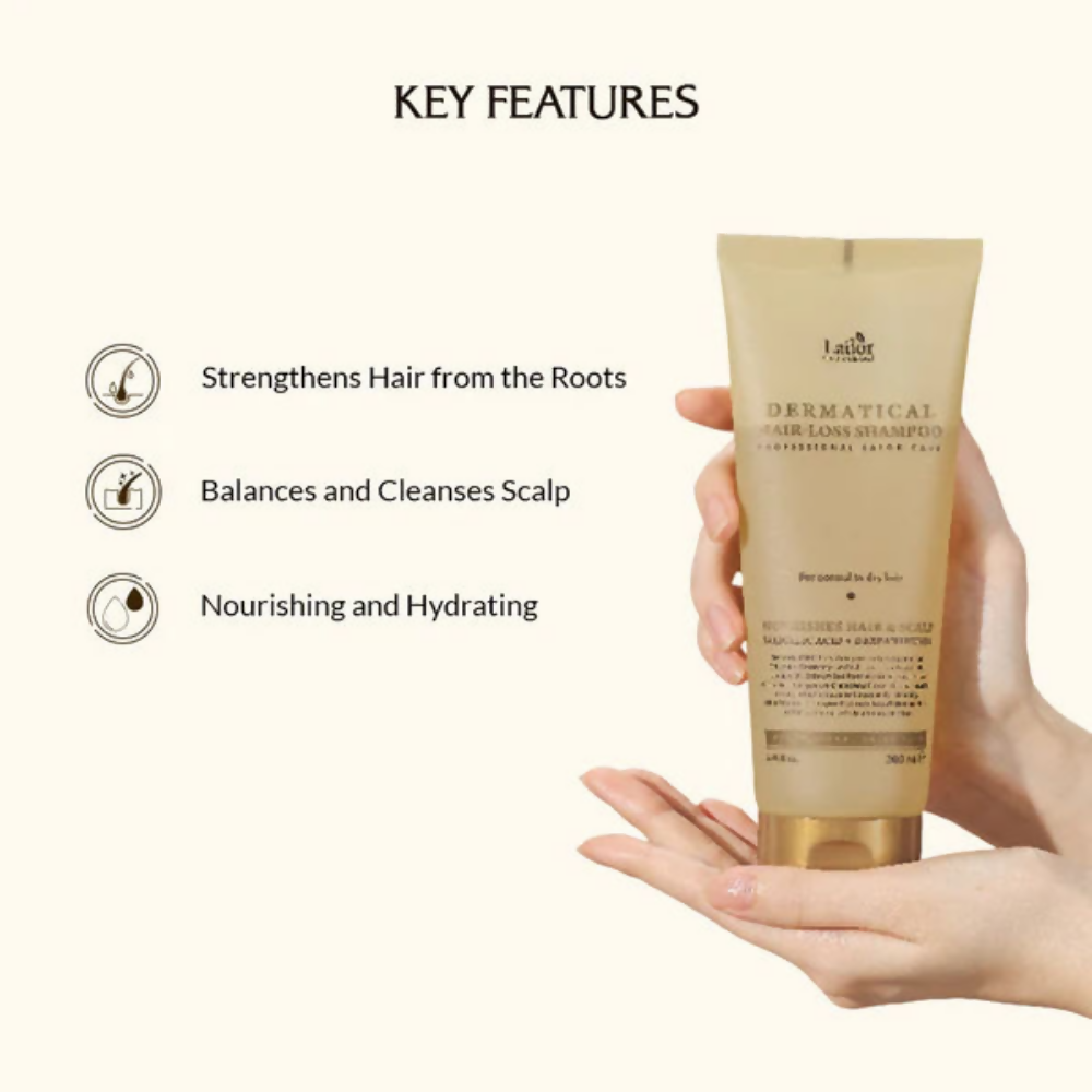 La'dor Dermatical Hair-Loss Shampoo For Normal To Dry Hair - Korean Shampoo for Scalp Care - Distacart