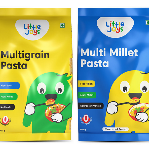 Little Joys Multi Millet Fusilli Pasta + Multi Millet Macaroni Pasta Combo