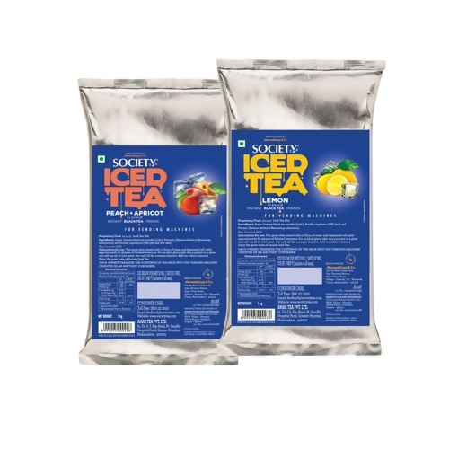 Society Peach Apricot & Lemon Black Tea Iced Tea Combo