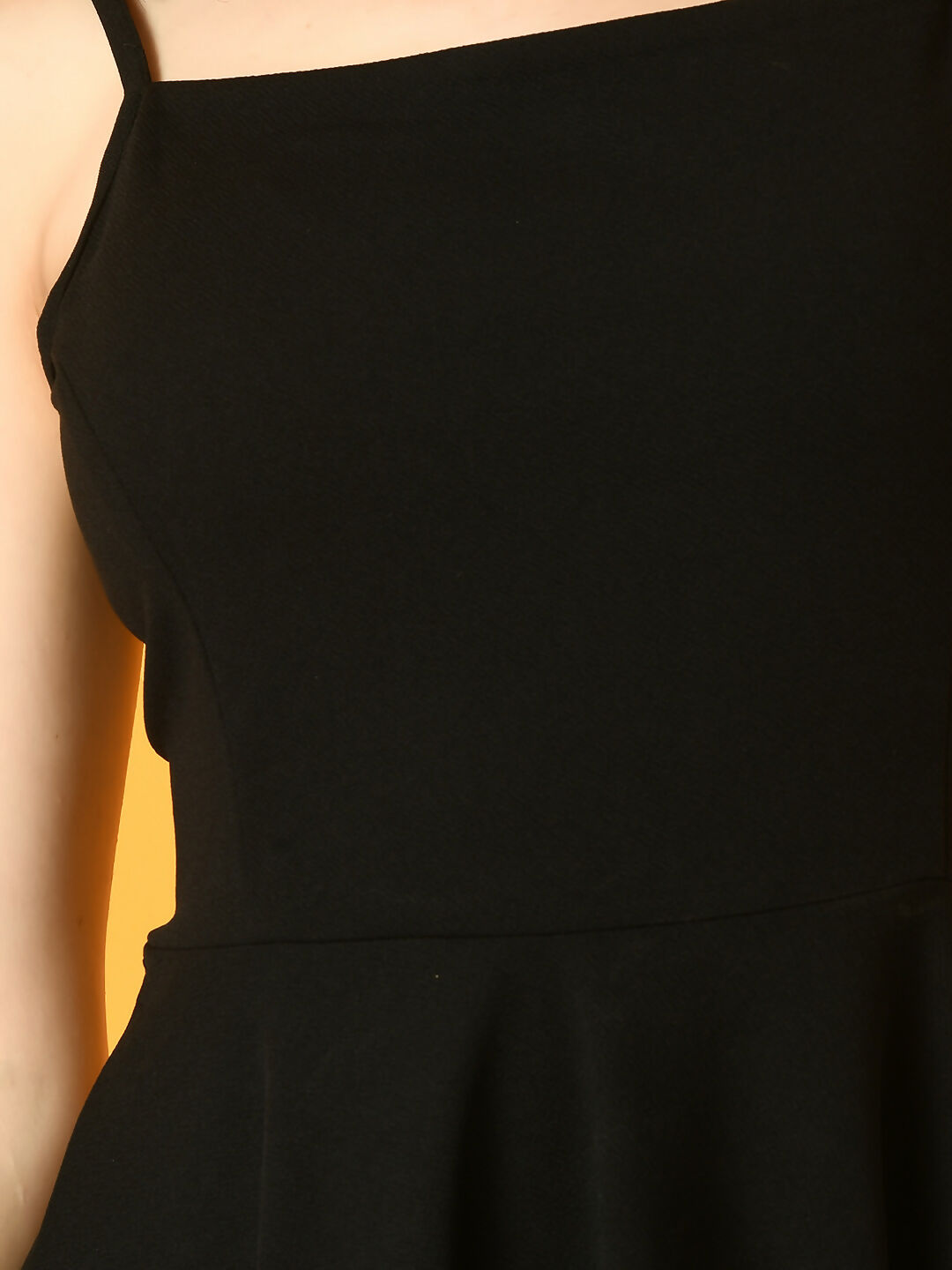 Myshka Women's Black Solid Party Dress - Distacart