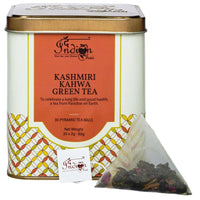 Thumbnail for The Indian Chai - Kashmiri Kahwa Green Tea 30 Pyramid Bags - Distacart