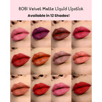 Thumbnail for BOBI Velvet Matte Liquid Lipstick, Shade_6 RUSH - Dista