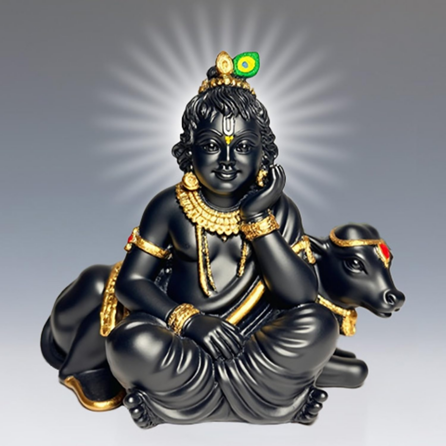 Kanha Ji with Cow - Dista
