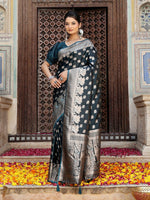 Thumbnail for Astita Tarquice Silk Saree